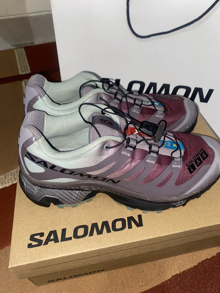 dhinipratiwi483's tweet image. For sale Salomon XT-4 OG excalibur/green mileu/ Uk 39.5, sekali pemakaian no minus, HB 3.8, boleh nego aja guys 
#salomon #sepatu #hiking
