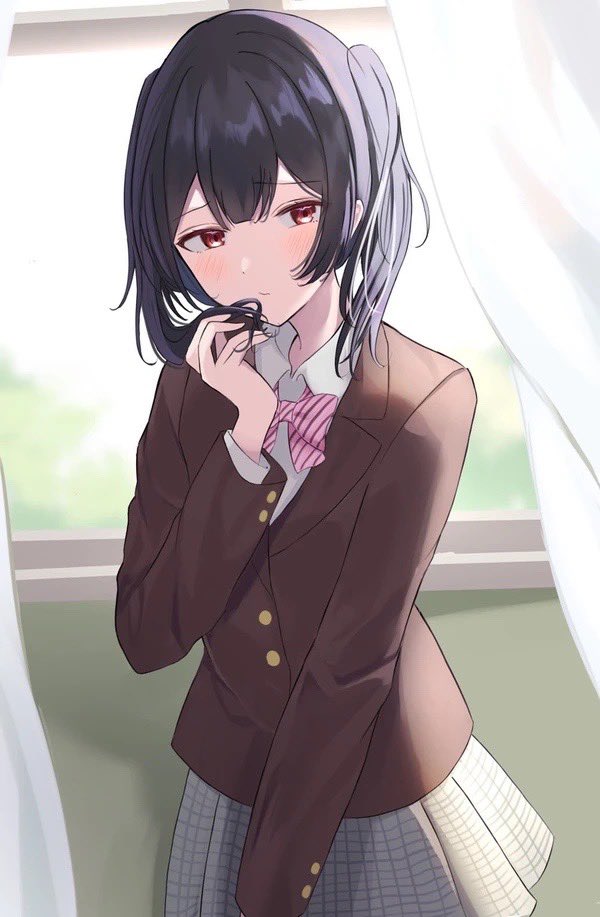 upaupa_2525_'s tweet image. Pがツインテールの子を褒めた次の日の凛世ちゃん
#シャニマス
#イラスト
#杜野凛世