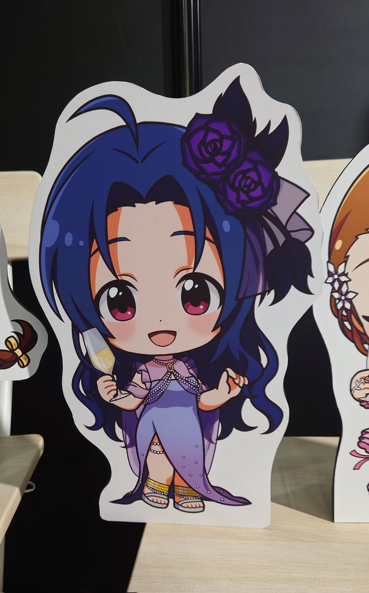 フルフルです。ありがとうございます 今回のコトブキヤ765プロ大忘年会✕新年会、SDイラストのあずささんも