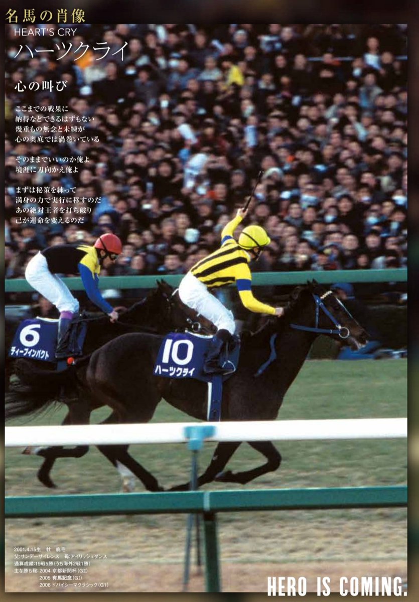 番外編 2005.12.25 第50回 有馬記念優勝 ハーツクライ #名馬の肖像 #心