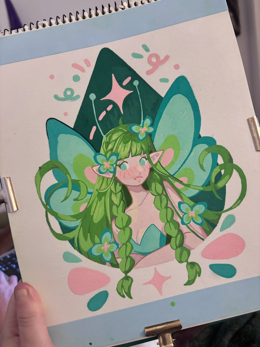 Lanajay_art's tweet image. Working on something new ✨✨