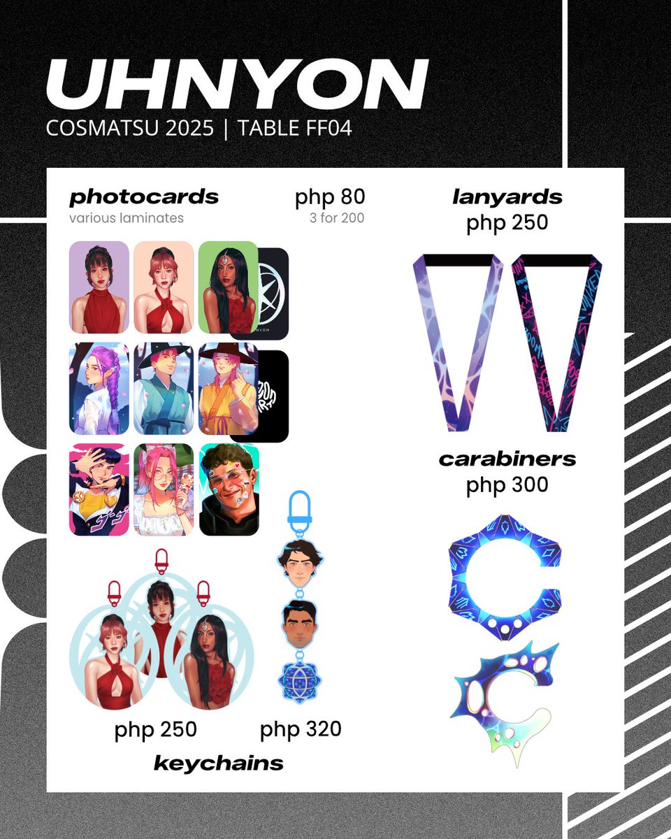 [rts appreciated! 💜]

will be tabling @ cosmatsu this dec 28-30! :D come visit at table ff04 🫶

💜 love and deepspace, arcane, alien stage, resident evil, dispatch and more!
💜 more in replies!
💜 feel free to dm to reserve <3

#fanfairatcosplaymatsuri2025 #Cosmatsu2025