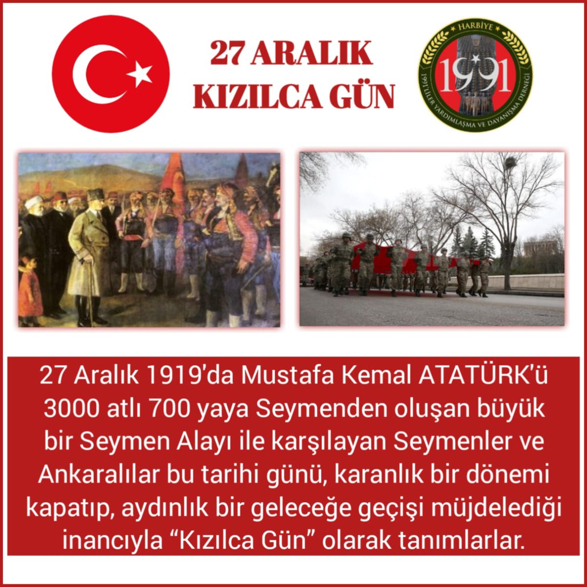 Atatürkün Ankaraya gelişinin 106 ncı yılımız kutlu olsun. Cumhuriyet ilelebet payidar kalacaktır. Ne Mutlu Türküm diyene.