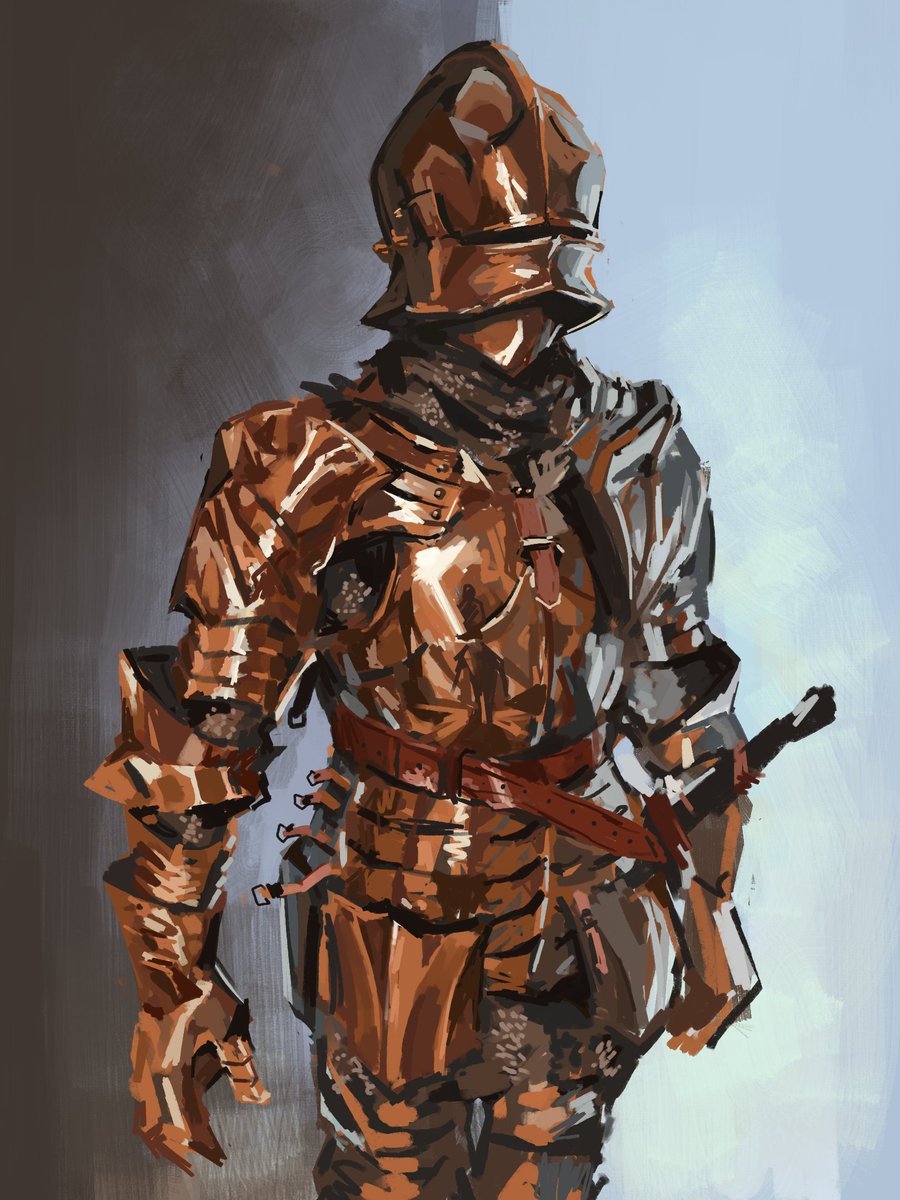 asianfissureman's tweet image. and another armor study
