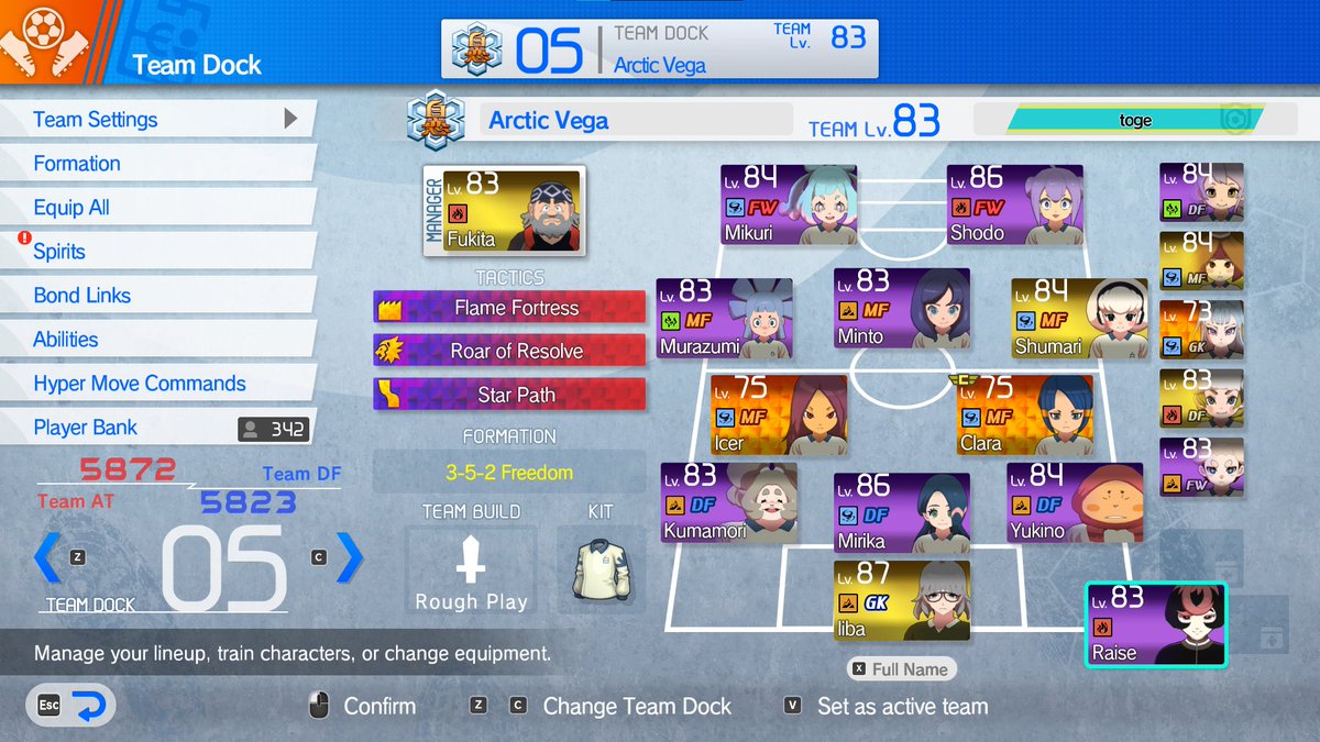 This is what I got the game for, I love making some themed teams and thinking about how the members would interact with each other.