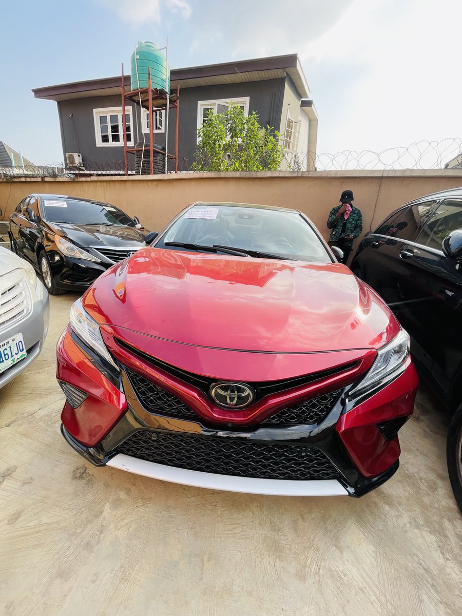 PNFx001's tweet image. 🔥Foreign Used Toyota Camry XSE🔥.  (Ruby Red Pearl | 2018 | Full Option)
Luxury redefined! 🚘✨
Metallic Red❤️|Panoramic roof🌤 | 360° camera 🎥 | First body 💎 | Untampered &amp;amp; spotless!
Based in Lagos 🇳🇬,  nationwide delivery🌍
💰 Price: ₦35,000,000 (≈ $24,200 USD)