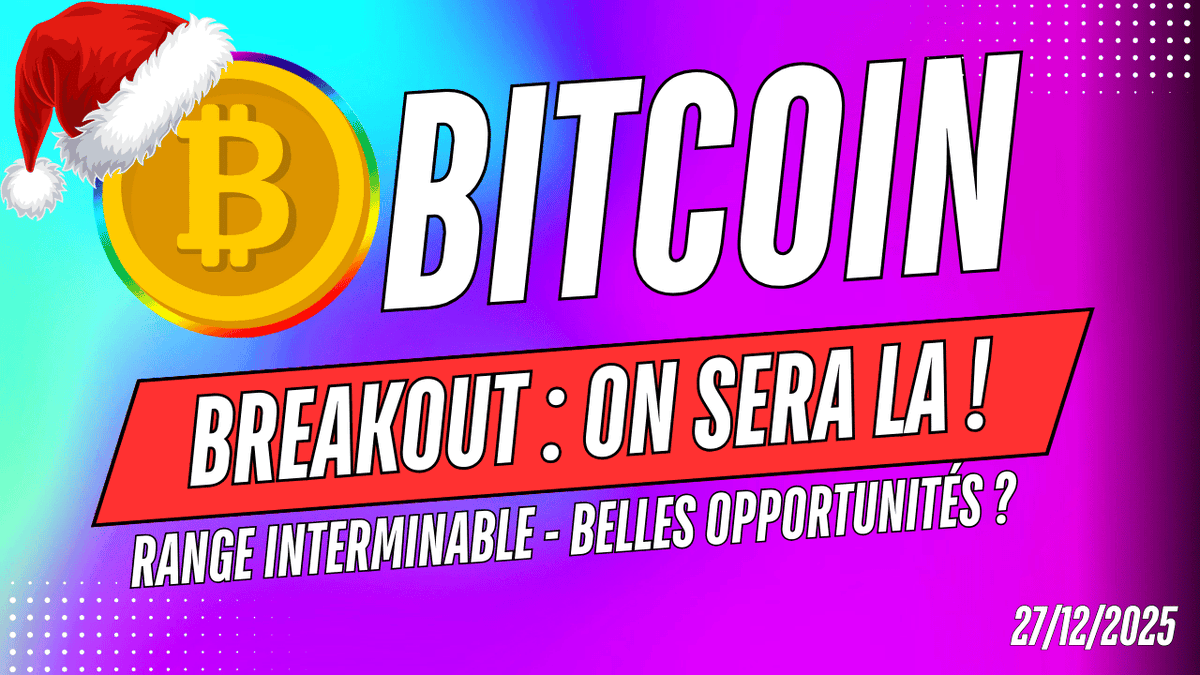 BITCOIN BREAKOUT : ON SERA LA 🔥 ! RANGE INTERMINABLE - BELLES OPPORTUNITÉS ? ANALYSE CRYPTO &amp; NEWS ✅

Vidéo disponible içi :
👉 youtu.be/Yu7mtanTwVM

- Commentez ma vidéo sur YouTube ✅
- Partagez et retweetez à fond 

🔥

$BTC #bitcoin #crypto #trading
