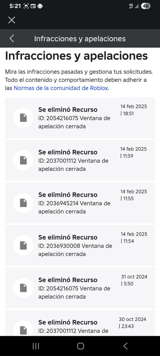 iCloudnightX's tweet photo. (1/2 )Hace 19 dias roblox me cancelo la cuenta injustamente, y no han hecho mas que rechazar las apelaciones, y pedir explicaciones, porque como ustedes veran ahi dice "motivo otro"
Y eso claramente no tiene ningun sentido, ademas que no use ninguna cuenta para evitar nada. https://t.co/FfjaqClgDi