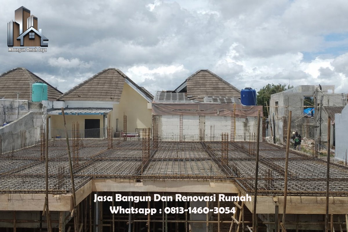 MbangunOmahJaya's tweet photo. Progress proyek Bangun Rumah 2 Lantai di Tangsel (BSD City–Gading Serpong):
✅ Bekisting siap
✅ Pembesian dak lantai 2 (tulangan, balok, gelaran)
#JasaBangunRumah #RenovasiRumah #TangerangSelatan #BSDCity #GadingSerpong #Pembesian #DakLantai2
https://t.co/rsdB1lMjwr https://t.co/HEWtmmaO6d