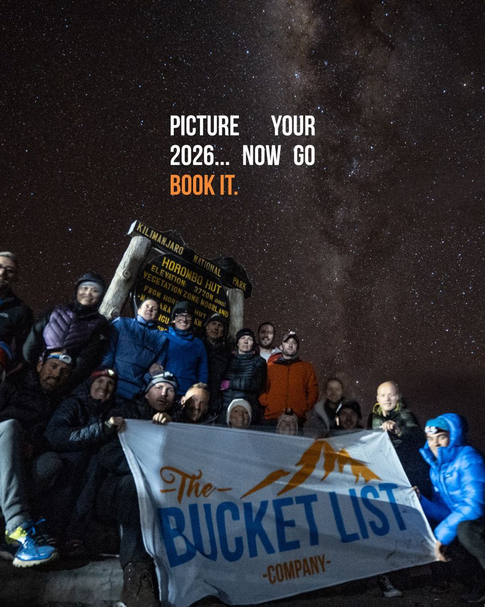 It's time to tick something off your Bucket List in 2026 🏔️

With a £5 deposit, HUGE discounts and no payments until February, what's stopping you?

Click below to book!
thebucketlistcompany.co.uk/adventures/all…