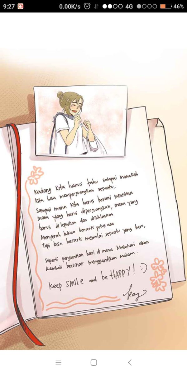 tiaidabelyuai68's tweet image. Aku masi nyimpan iniiiiiii. Ini episode akhirnya ditutup sama surat ini. Mo nangiss 🥺🥺