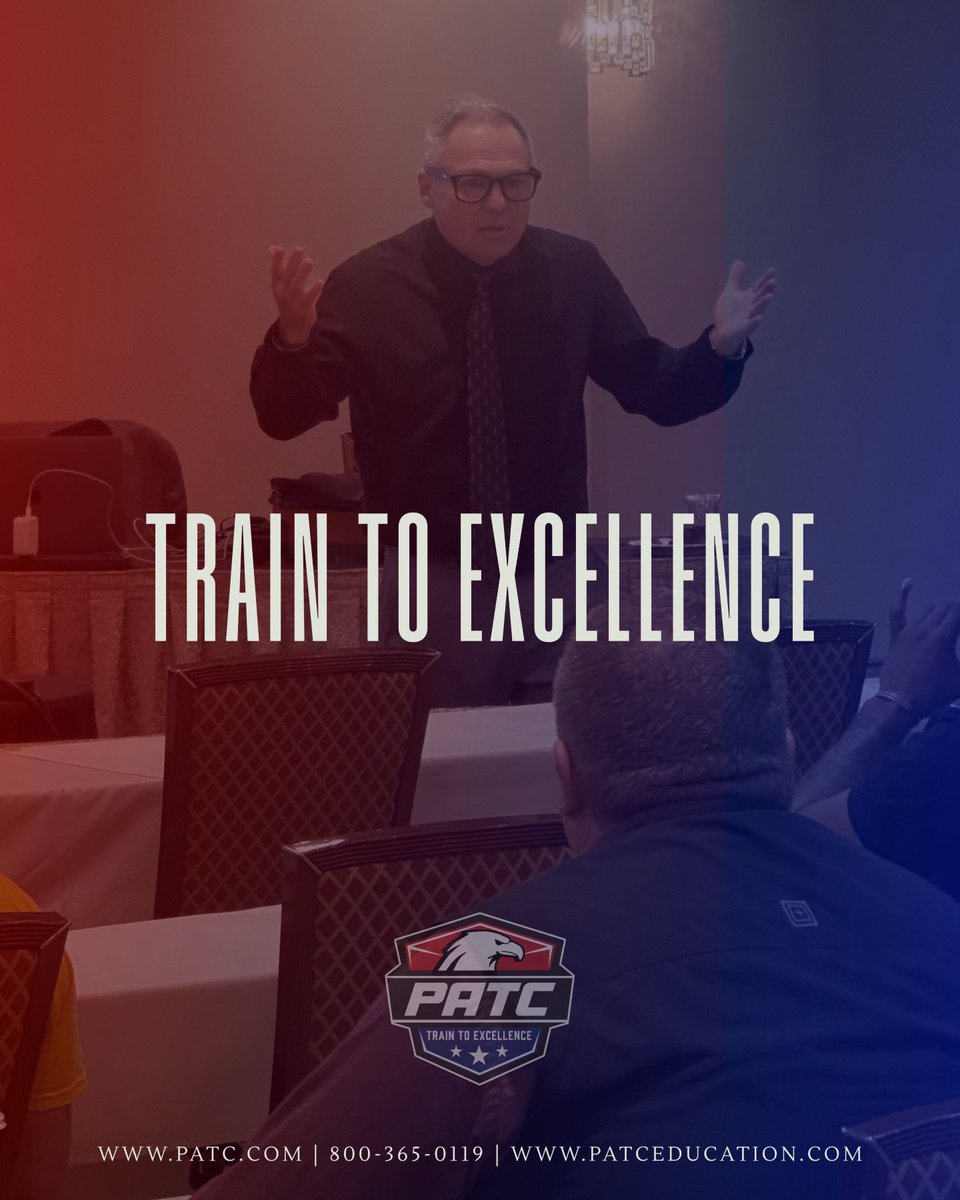 PATCupdates's tweet photo. Training isn’t optional. Standards matter.

PATC is the standard of training, preparing professionals with real-world skills, proven instruction, and uncompromising excellence.

#PATC #TraintoExcellence https://t.co/67cWYG3b8D