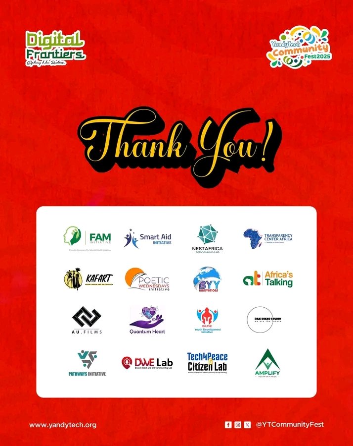 ATdevskd's tweet photo. 🥳🔥 We showed up!
The @YTCommunityFest 2025 was nothing short of incredible!
From powerful conversations to unforgettable connections to games &amp; Music
Thanks to @YandyTech for the partnership with @Africastalking

#YTCFestival2025 #DigitalFrontiers #WeLoveNerds #BuildWithAT https://t.co/y2iHuEqCNC