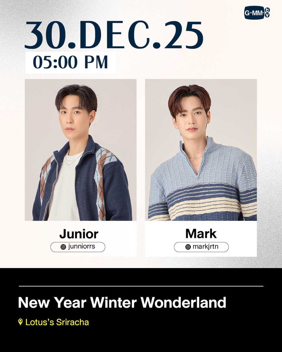 GMMTV's tweet image. [Update] Artist Events

#GMMTV