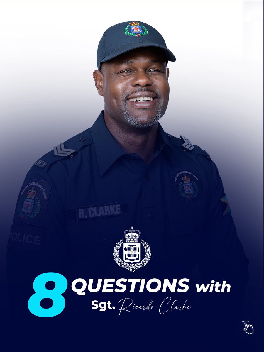 JamaicaConstab's tweet photo. Meet Sergeant Ricardo Clarke, Station Manager for the Barnett Street Police Station in St. James. Learn more about him through these eight questions.
#8QuestionsWith
#AForce4Good
1/4 https://t.co/BM2CqgtABM