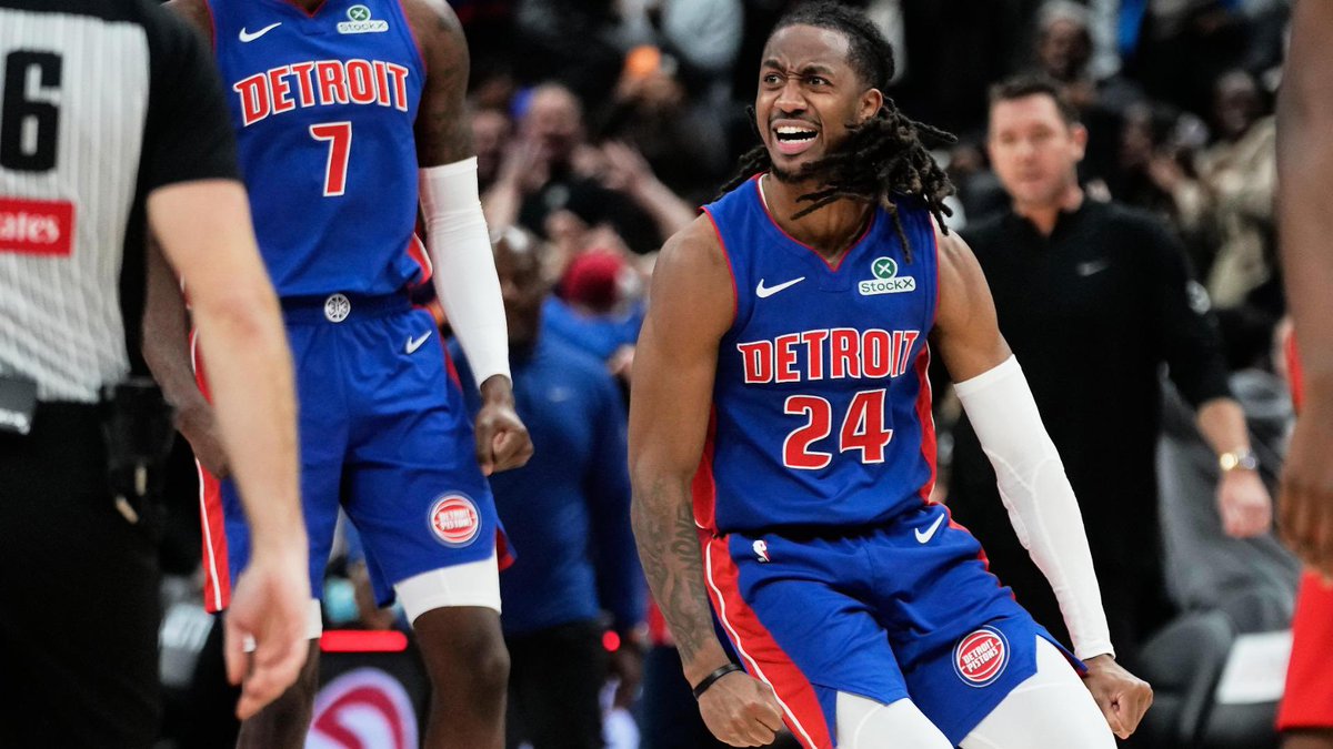 seanhalfcourt's tweet image. Per @JakeLFischer: “There is growing expectation that (the Detroit Pistons) will indeed soon convert Daniss Jenkins from a Two-Way deal to a standard NBA contract.”

Would be a significant milestone for the undrafted guard out of St. John’s.

Full article: open.substack.com/pub/marcstein/…