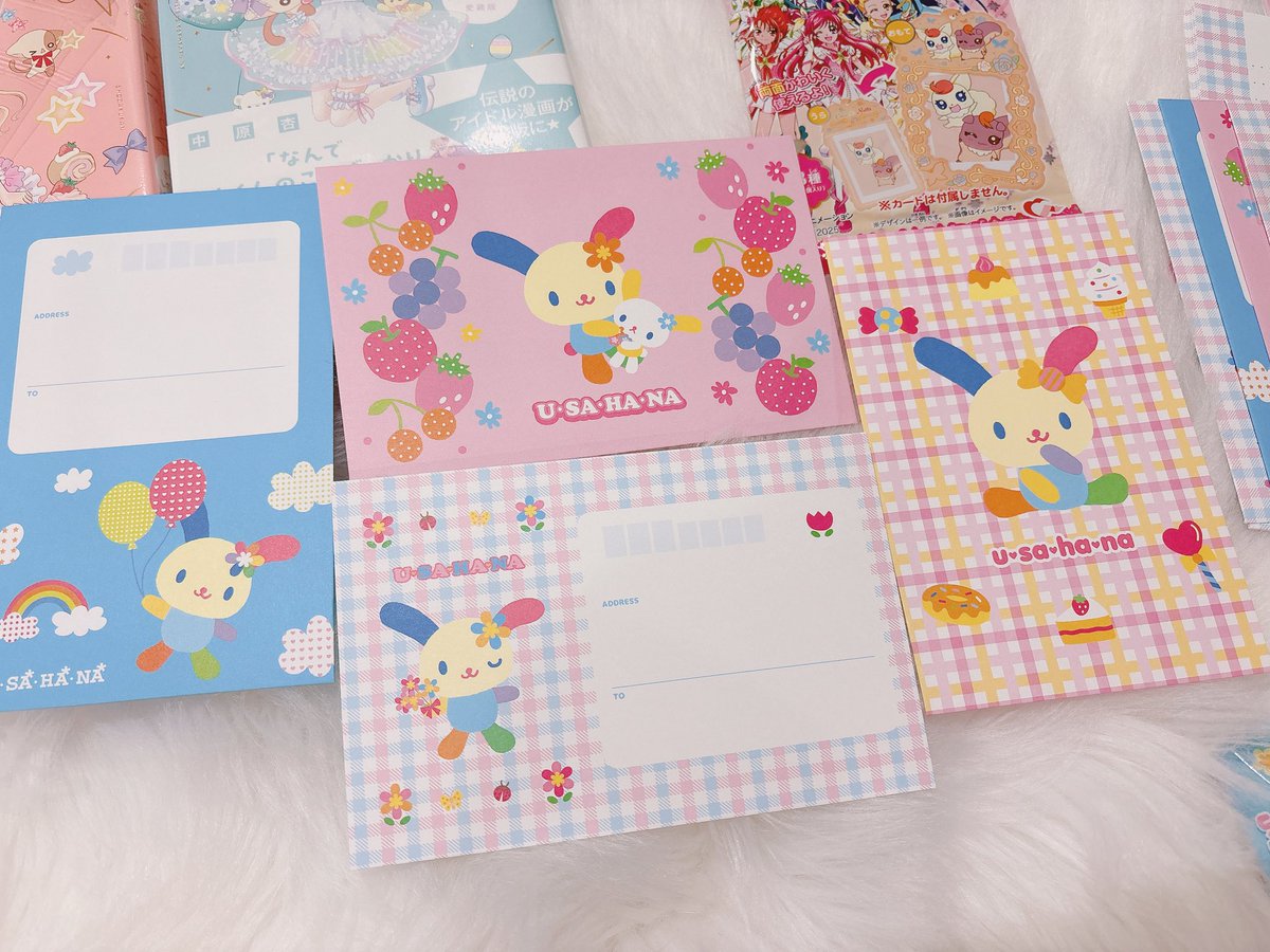 戦利品！！ ウサハナのレターセットはフルーツ柄のがまじで可愛い