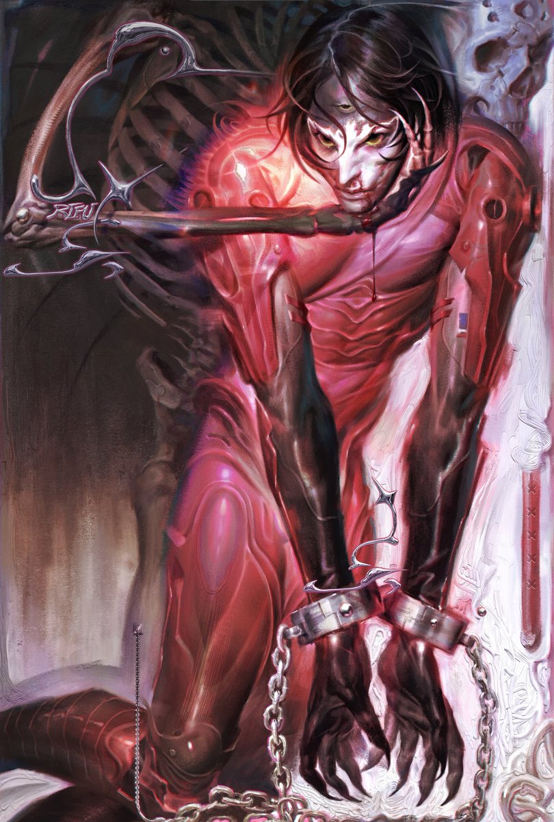 RIFU_hata's tweet image. The software I used &amp;amp; the Art I made