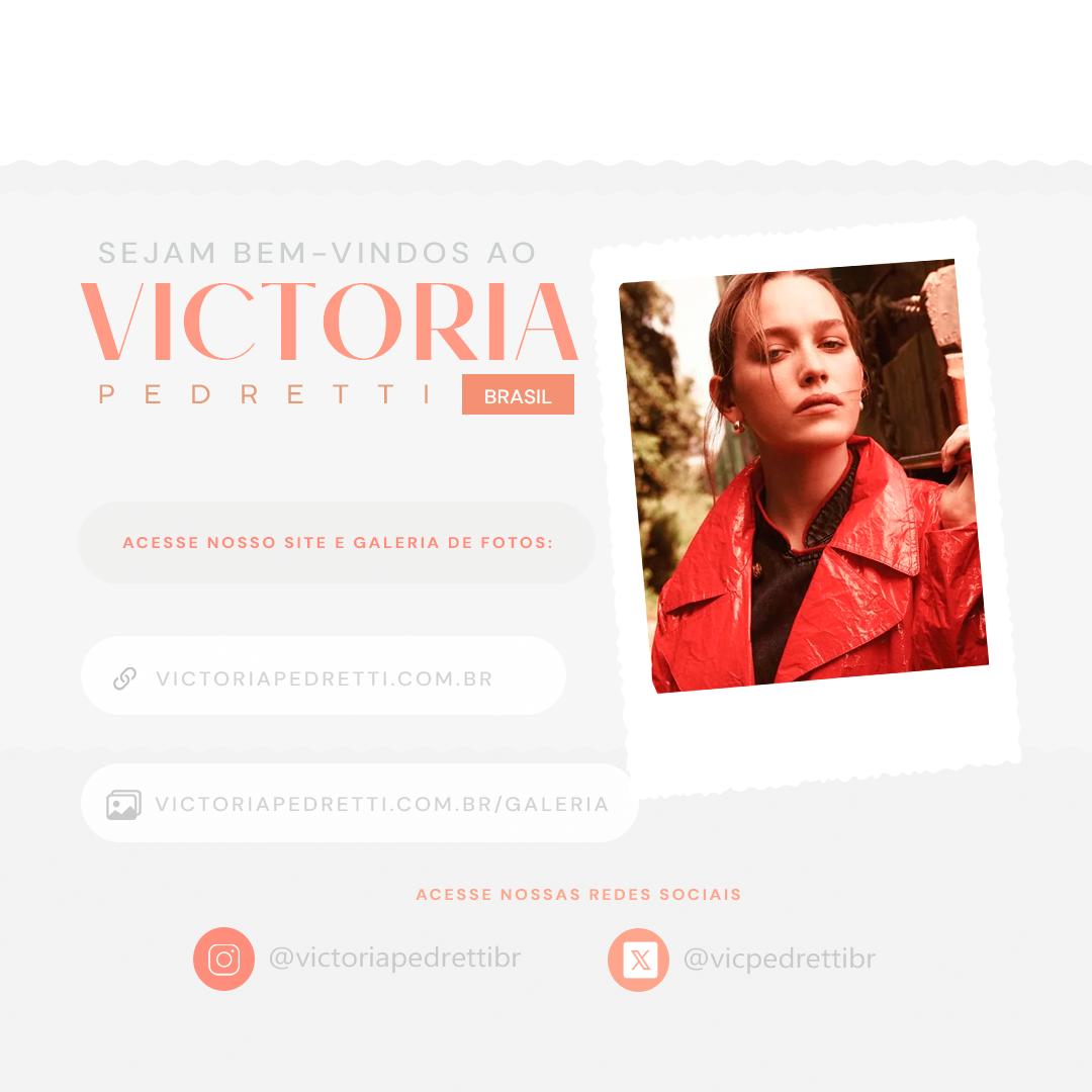 Sejam bem-vindos a sua principal fonte de informações sobre a atriz Victoria Pedretti no Brasil! ✨️🤍

Acesse nosso site e todas as nossas redes sociais: linktr.ee/victoriapedret…