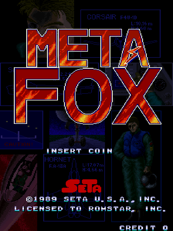 BuscandoElWarp's tweet photo. El juego del día: #MetaFox (#Arcade)
Creador: #SETA 1989
Controlas una aeronave… pero la pantalla se llena de enemigos como si alguien hubiera avisado que llegabas. Recolectas items, esquivas por instinto y confías en que la suerte esté de tu lado. Resumen: no dejar de disparar. https://t.co/HT5GhLt1wj