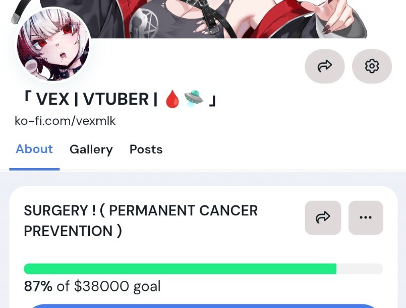 vexmlk's tweet image. 87%! 🥹

$5,000 away! Oh my fucking God!