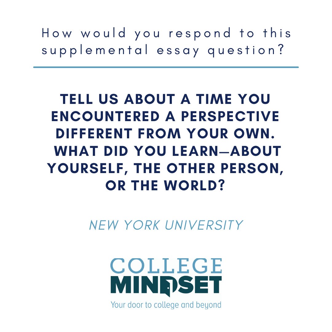 CollegeMindst's tweet photo. "NYU = Washington Square Park debates, global classmates, internships across cultures, study abroad everywhere

Show you're READY for:
- Daily perspective challenges
- Complex conversations
- Intellectual growth through difference

Show you thrive in diverse environments. https://t.co/s7MoTRZPn4