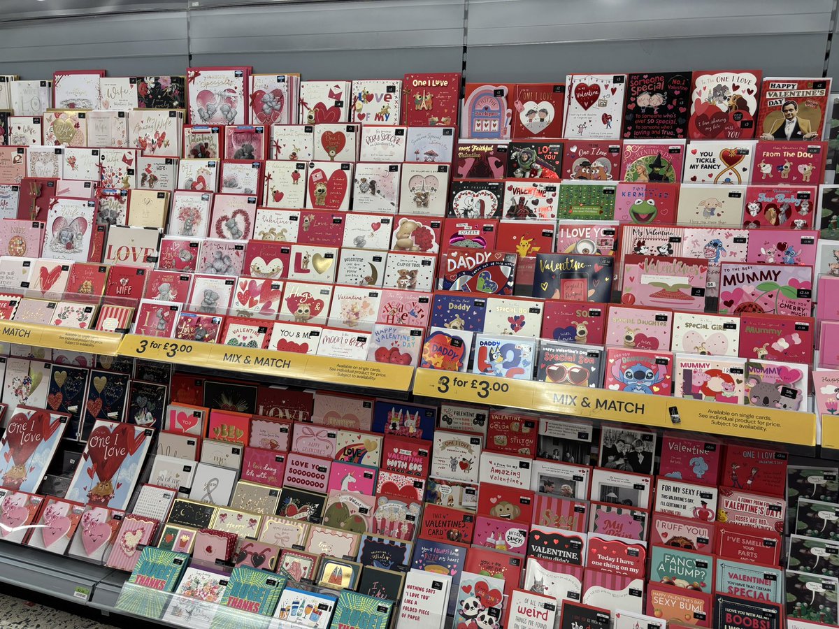 Dear asda…….. no, just….. no!! It’s December 27th for crying out loud. Who in their right mind is thinking now is the ideal time to be buying a valentines card?!  Just sod off &amp; let us enjoy that last few days of 2025 please 🤦🏻‍♀️
