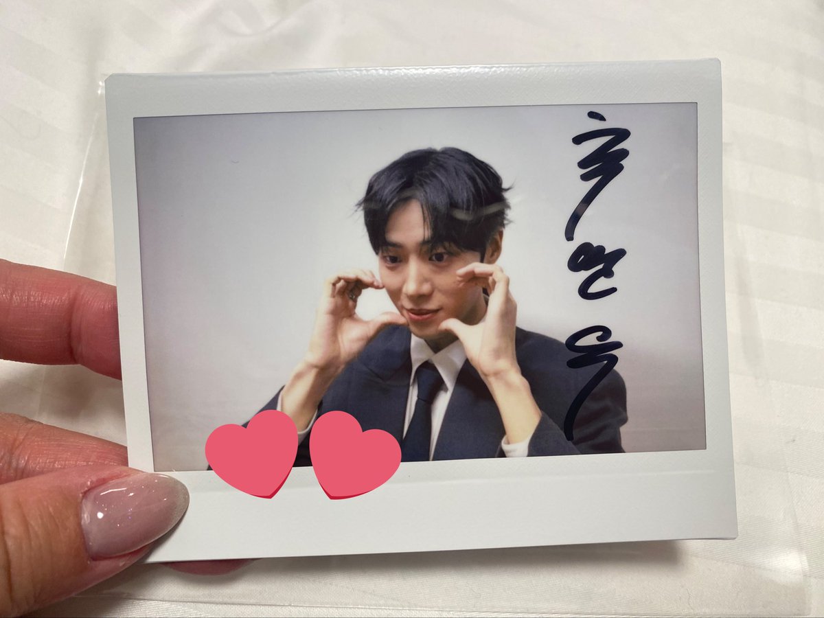 ベンベン　サイン入りチェキ ヨンウのペンミ楽しかった😭🫶 余韻は後でまたゆっくり載せるけど