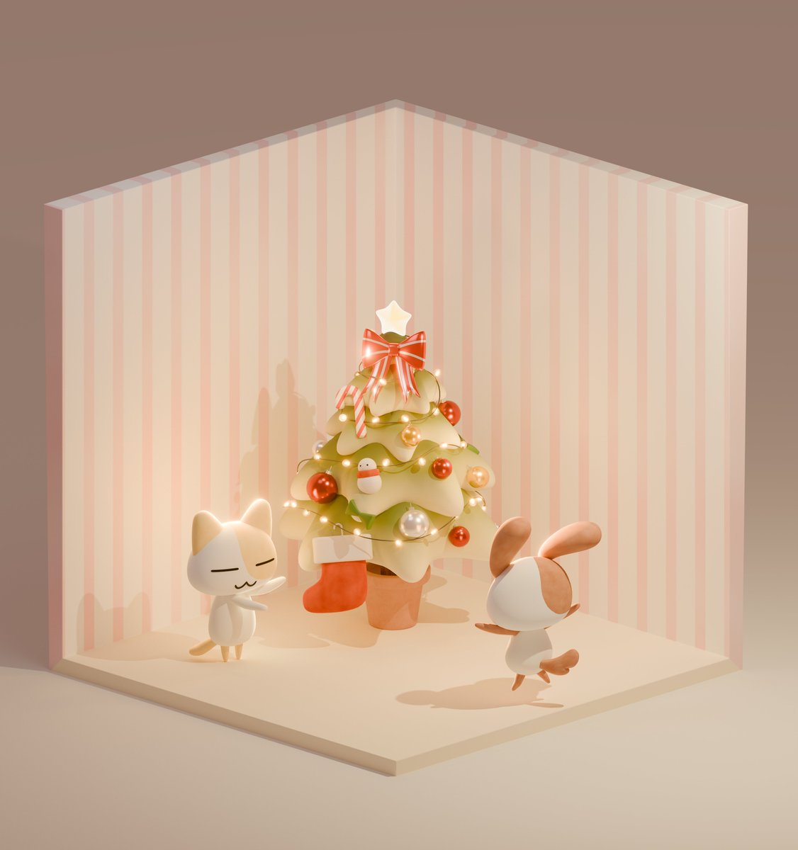 너무 늦었지만!!!... 메리 크리스마스🎄❤️
#b3d