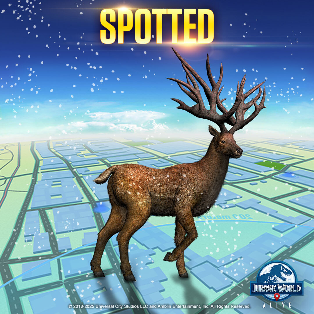 JWorldAlive's tweet image. 🚨🚨 #SPOTTED! Have you seen Eucladoceros on your Map today?

Dart it now!
🎯 ludia.gg/JWA25_1227