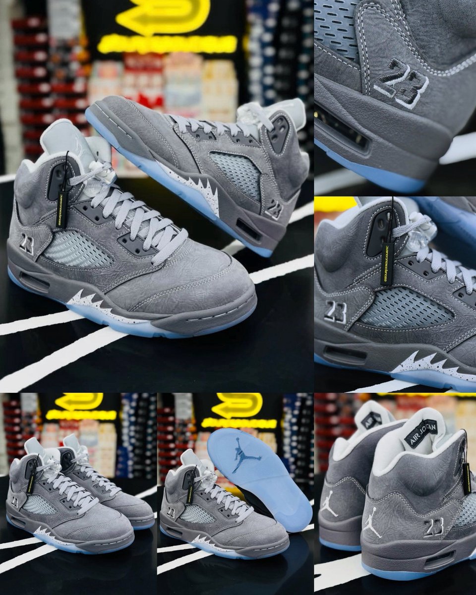 SneakerAlertHD's tweet image. Air Jordan 5 "Wolf Grey" Returns February 28th 🐺