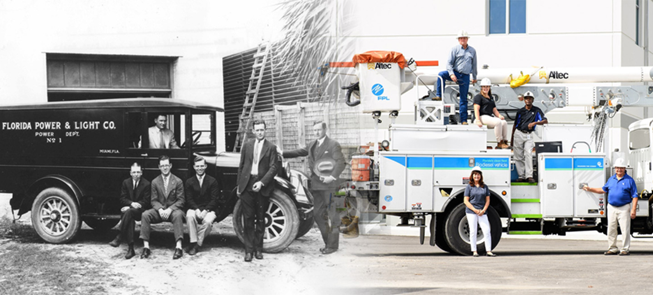 insideFPL's tweet image. 𝗖𝗘𝗟𝗘𝗕𝗥𝗔𝗧𝗜𝗡𝗚 𝟭𝟬𝟬 𝗬𝗘𝗔𝗥𝗦: On December 28, 1925, we began serving Florida by uniting 76,000 customers across 58 communities. 🏡💡 From powering ice factories to the fledgling space program, we’ve helped shape Florida’s growth for a century. Today, as we celebrate…
