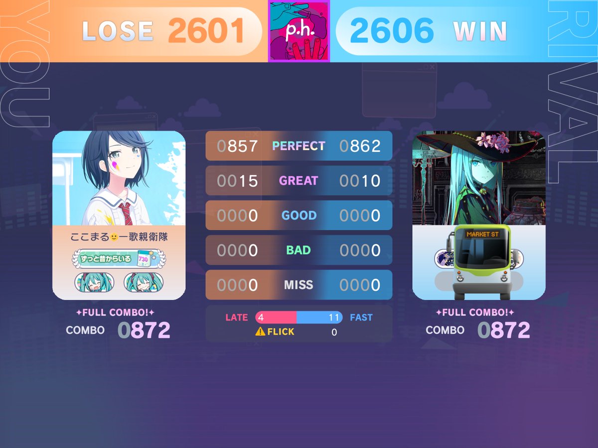 coco0_775's tweet image. 紫FC246曲目
ランクマで初FCの時は大体負けてる🥹

#ph
#ここまる初FC