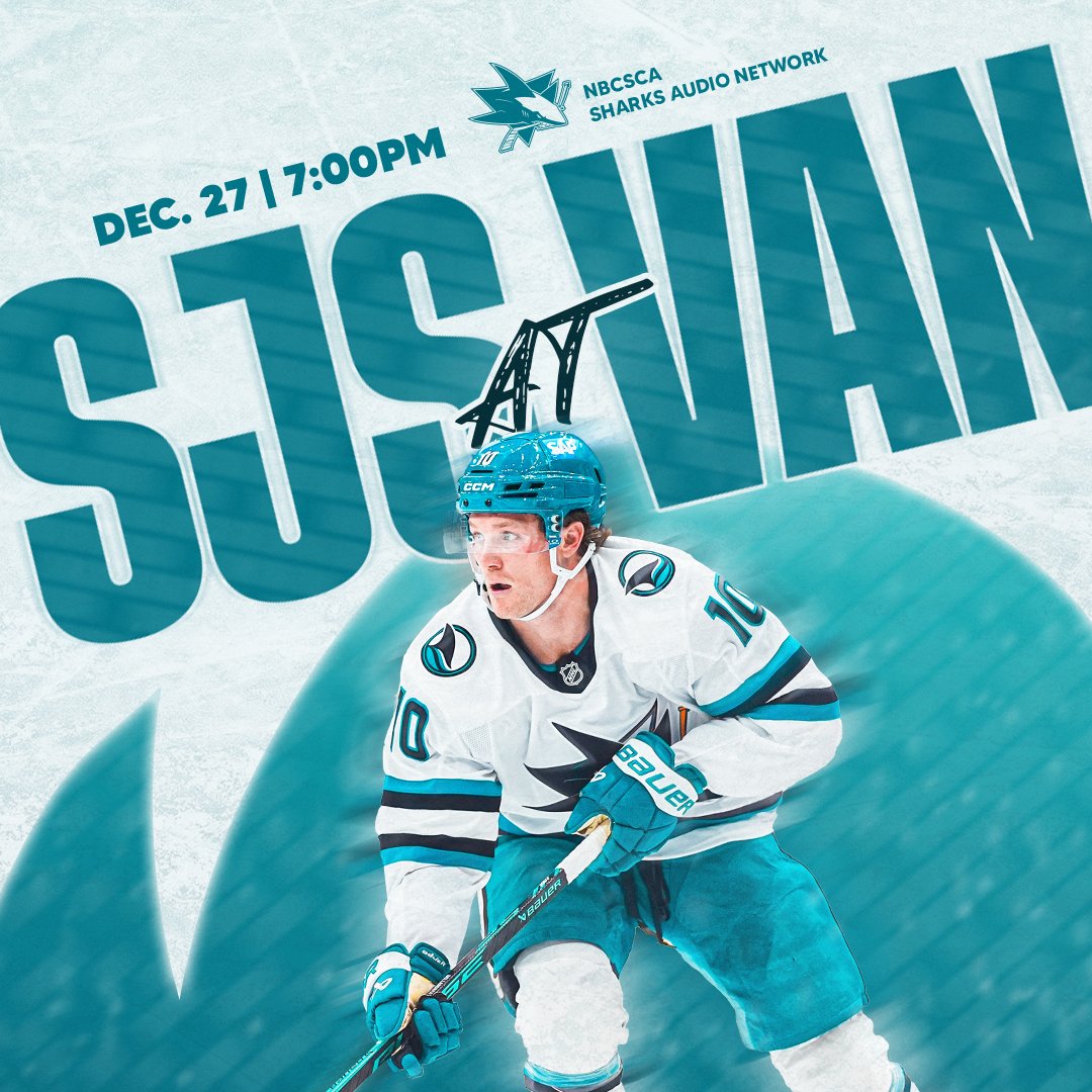 SanJoseSharks's tweet image. Don't worry, Sharks hockey is back! 🙌

🆚: Canucks 
⏰: 7 p.m.
📺: @NBCSSharks 
🎙️: @SharksAudioNet