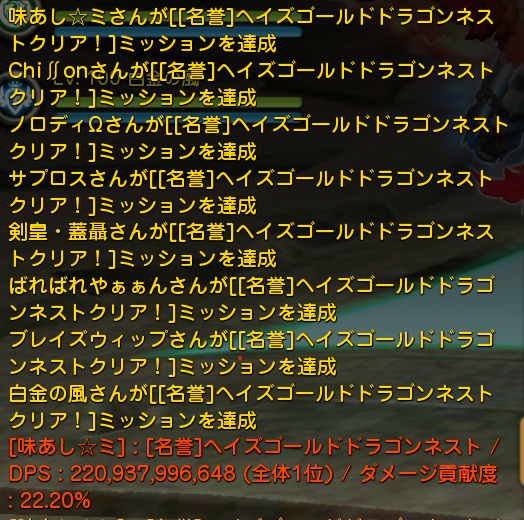 bitibitigs's tweet photo. 名誉ゴールドドラゴンネスト討伐完了(/・ω・)/
配信のほうもこれにて「完」ということで！
ドラネスの配信は今日でいったん休止とします！
今まで見てくださった方一緒に遊んでくれた方固定を組んでくれた方、本当にありがとうございました！ https://t.co/LM09VsFEc7