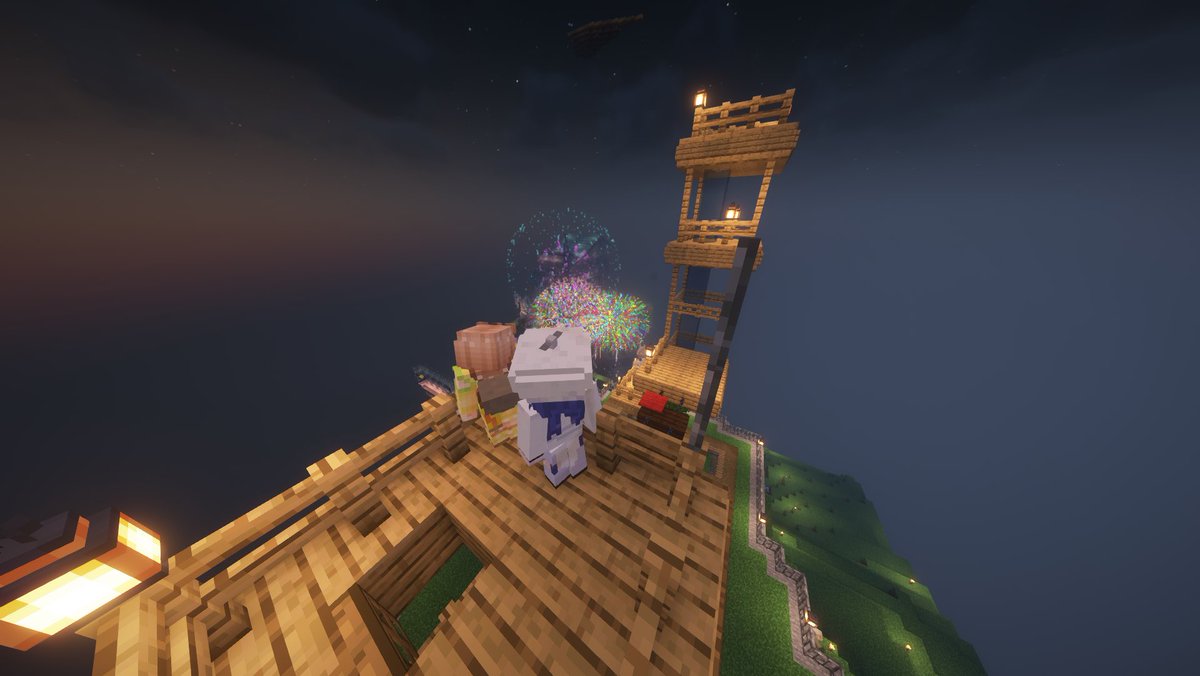 素敵な最終日でした...。

マイクラ初心者で右も左も分からない中
みんな優しくて楽しかったです💭
これがマイクラロスか、かぁ.....

本当にみなさんありがとうございました🙇🏼‍♀️✨
#マイクラロスか