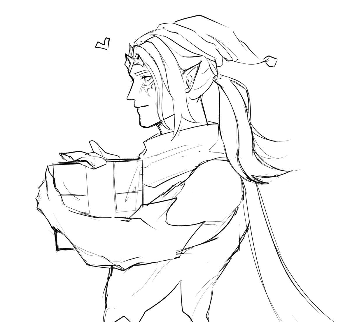 delcult's tweet image. late christmas art #varus #LeagueOfLegendsFanArt