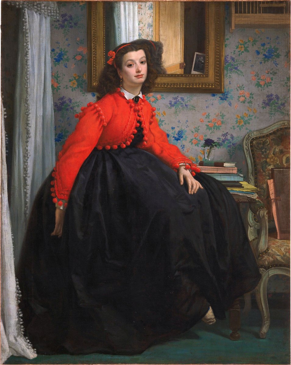 ジェイムズ・ティソ （James Tissot、1836-1902） 『赤いジャケットで