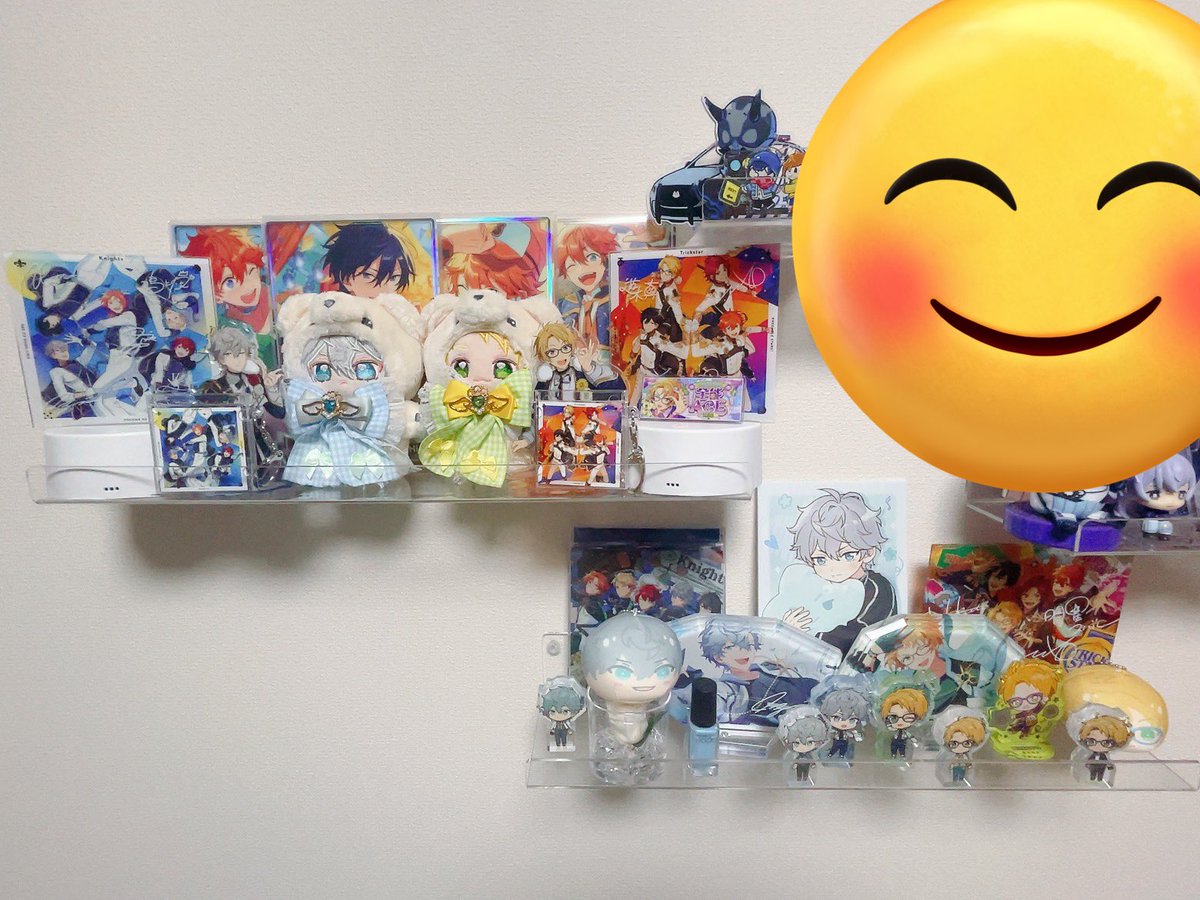 あんスタの棚拡張して満足になったから見て♡