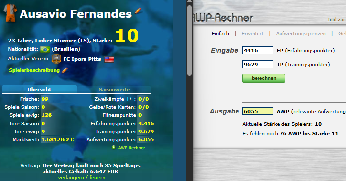 IporaPitts's tweet image. #transfer #ofm 

@IporaPitts  verstärkt seine Friendly Elf mit einen neuen Stürmer ,der den Verein 2.690.003 € Ablöse gekostet hat.
Der Preis ist genau die Mitte zwischen noch alter Stärker und der neuen , 3.778.708 € 11 Stärker MW.  

Libero wird weiterhin gesucht .