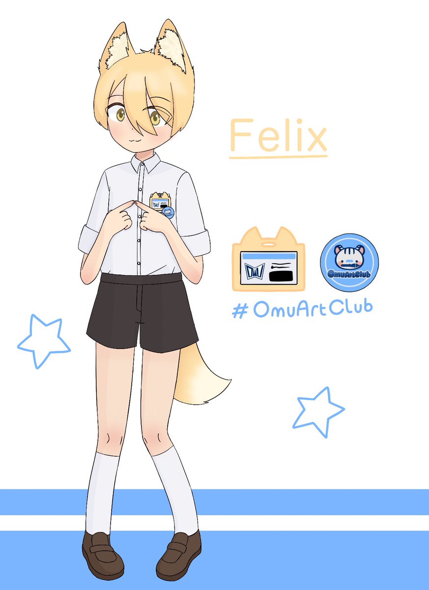 ThatOneeFox's tweet image. My oc Felix joins the #OmuArtClub