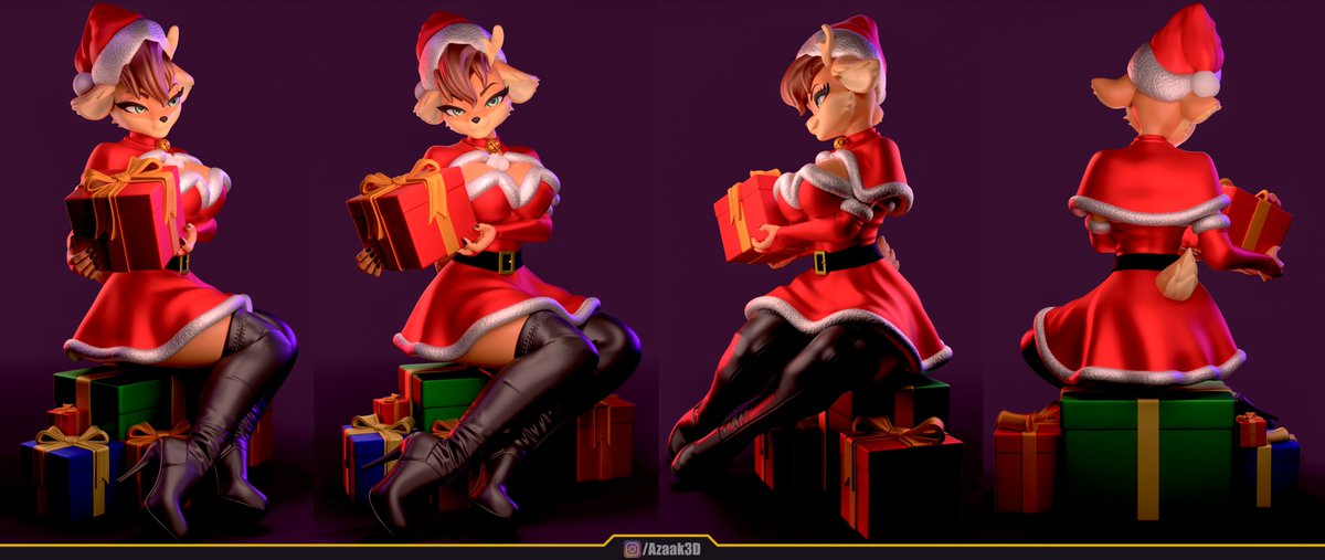 Merry Christmas!!!
This cute Deer with it's variants will be one of the rewards of this month in my patreon! <3

Have a happy holidays! :3

#Deer #Furry

patreon.com/posts/merry-ch…