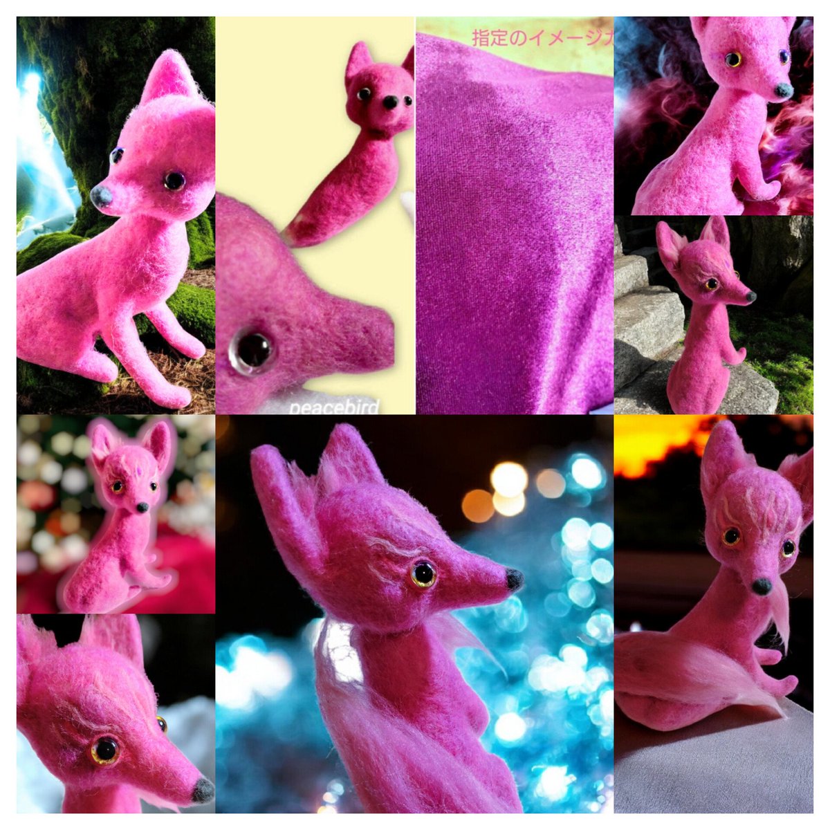 【三角】羊毛フェルトオーダー 羊毛フェルト オーダー「リアルで可愛いワンちゃん(ダックスフント