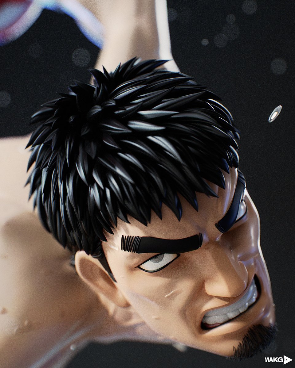manganuka's tweet photo. 3D Fan Art: Ippo Makunouchi vs. Hisato Kojima.
Inspired by the legendary manga Hajime no Ippo by George Morikawa. I specifically wanted to capture the sheer dynamics of Chapter 939 (Pages 8-9) and translate that incredible 2D shape language into 3D. https://t.co/khWdbKvOHZ