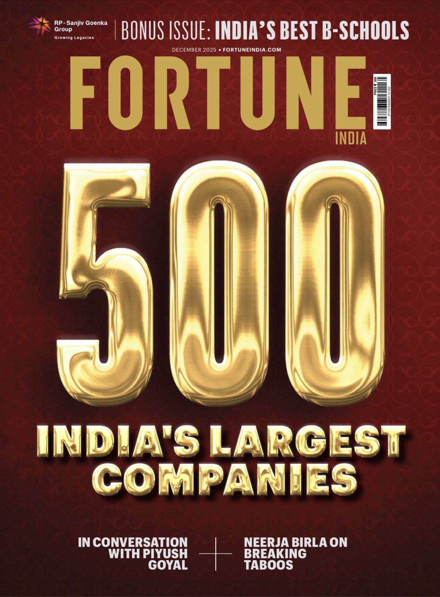 fftfbysaag's tweet photo. A recognition of ten years of relentless pursuit of excellence . Thank you @FortuneIndia . https://t.co/zmqE9NnGPY