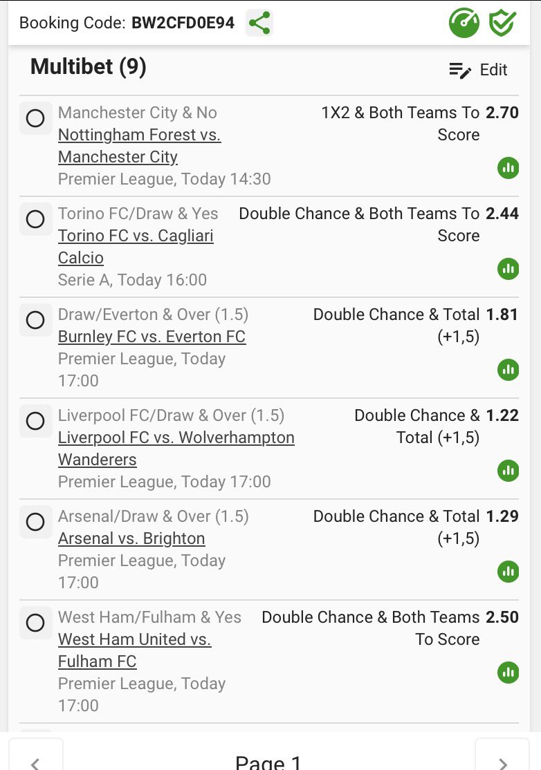 msimangogiven's tweet photo. Legs 9
High voltage ⚡️ 
Odds: 675

BW2CFD0E94
#betwaycodes 
#Betway https://t.co/mjERlMFu5G