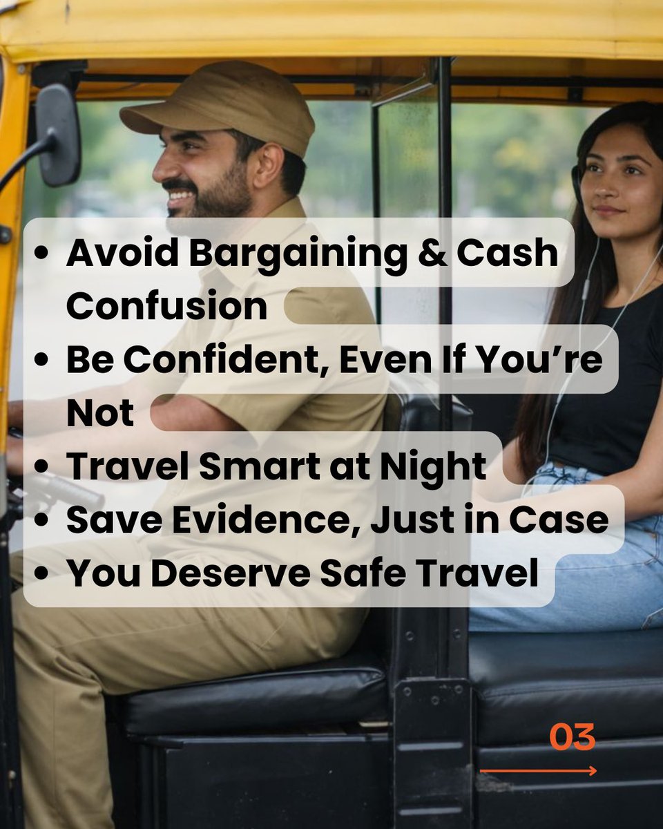 YatriMitra's tweet photo. Choose safe, tracked, meter-based rides.
Choose Yatri Mitra.✨💛

#WomenSafety #yatrimitra #MumbaiAuto #MeterBasedRides #thanecity
{women safety, safe auto ride, mumbai ,meter based rides, verified drivers, daily commute, india, yatri mitra, trending, fyp, explore page} https://t.co/z3Zr0QwrZr