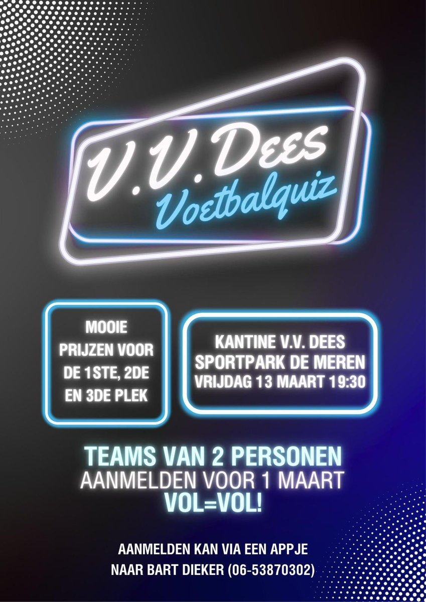 Wie zijn de grote voetbalkenners van Wintelre anno 2026!? 🔵⚪️