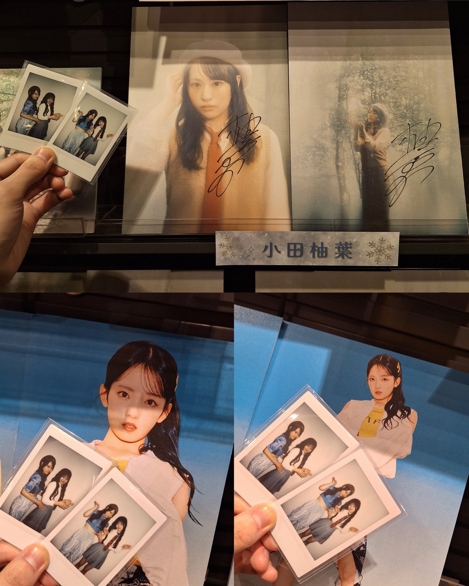 推し🩵❤️のペアチェキの 有意義な使い方♪(例) #小田柚葉 #比嘉優和