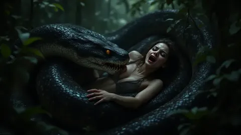 Angelus253's tweet photo. Quand la jungle décide de te garder pour elle… forever.
#DarkFantasy #SnakeHorror #AIArt #BodyHorror #DarkArt #FantasyHorror #JungleNightmare #SnakeAttack #HorrorArt #CreepyAI https://t.co/zl5xqP2x39